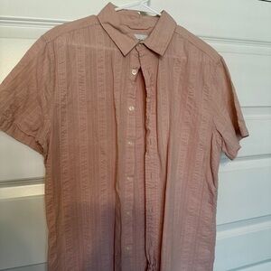 Men’s Medium Goodfellow Short Sleeve Button Down Shirt